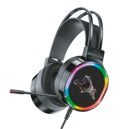 PANTHER FORCE GAMING HEADPHONES WITH MICROPHONE AND USB CONNECTOR - PF142